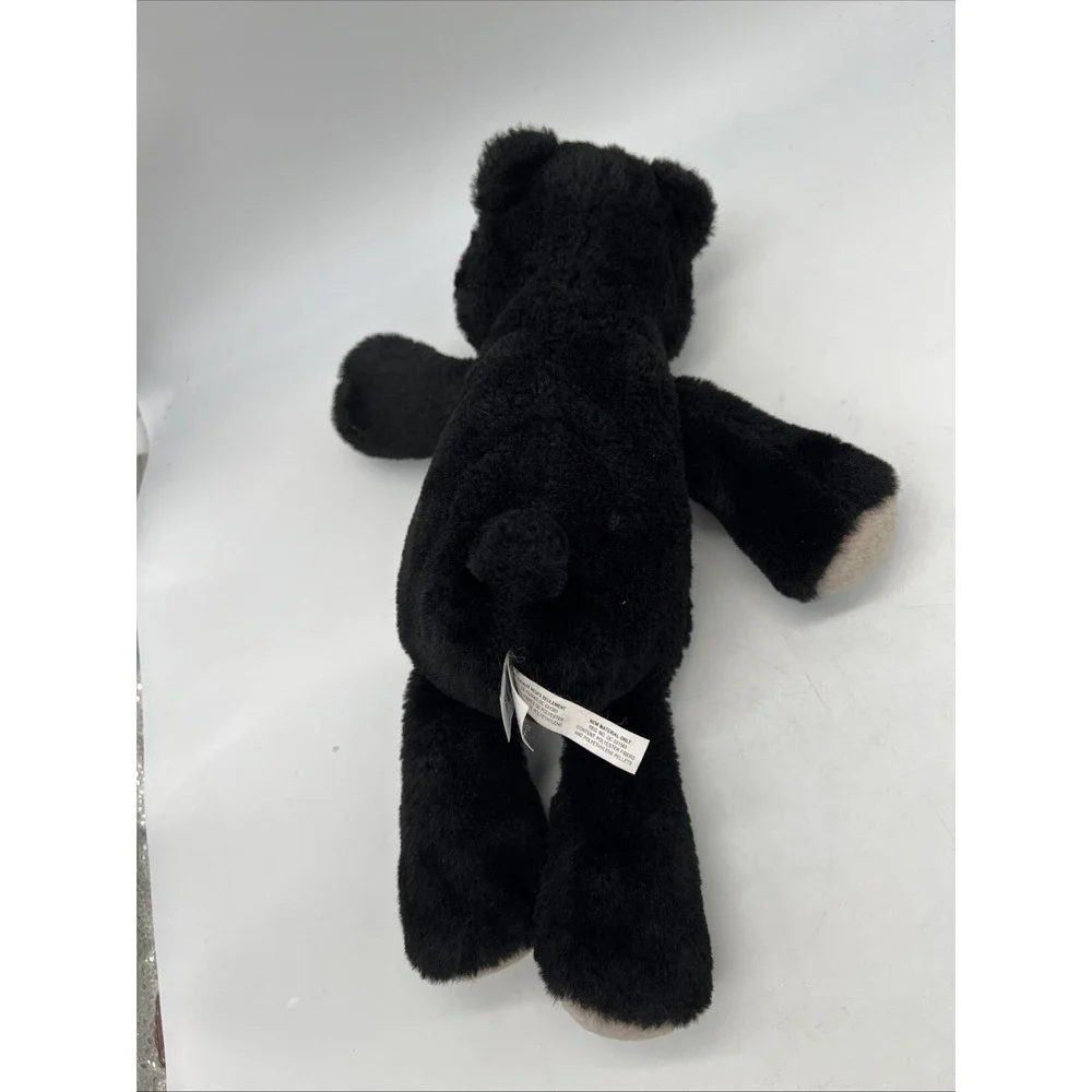 Mary Meyer Plush Black Bear Smiling Soft Floppy Stuffed Bean‎ Bag Toy Lovey 13